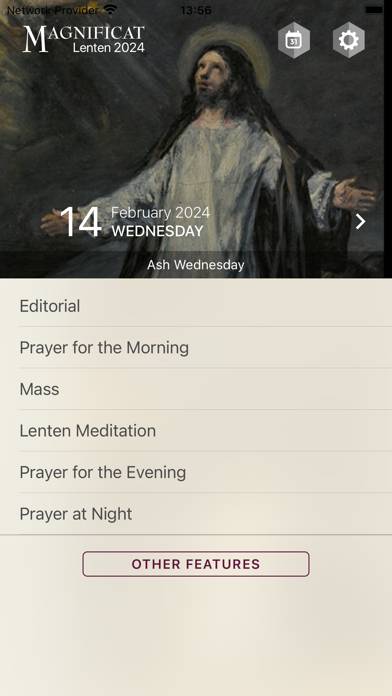 Lenten Magnificat 2024 screenshot