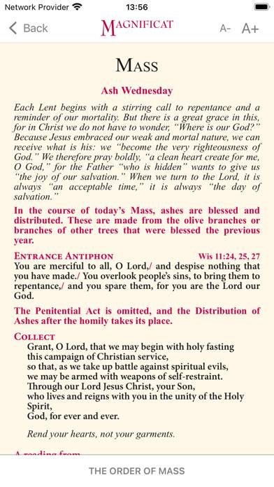 Lenten Magnificat 2024 App screenshot #2