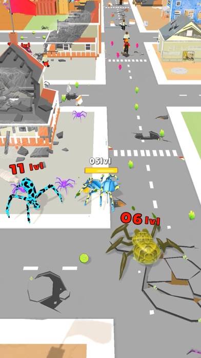Spider Evolution: Running Game Uygulama ekran görüntüsü #1
