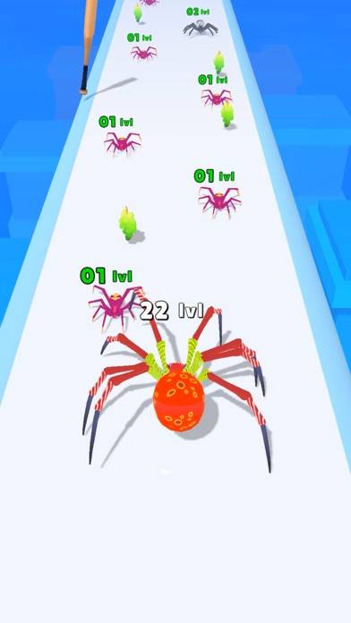 Spider Evolution: Running Game Captura de pantalla de la aplicación #5