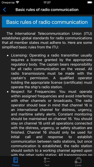 VHF at Sea: SRC Radio Operator Captura de pantalla de la aplicación