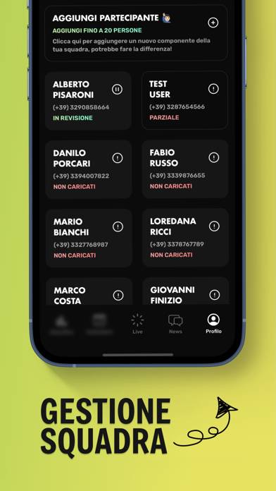 Olimpiadi Verdiane X Schermata dell'app
