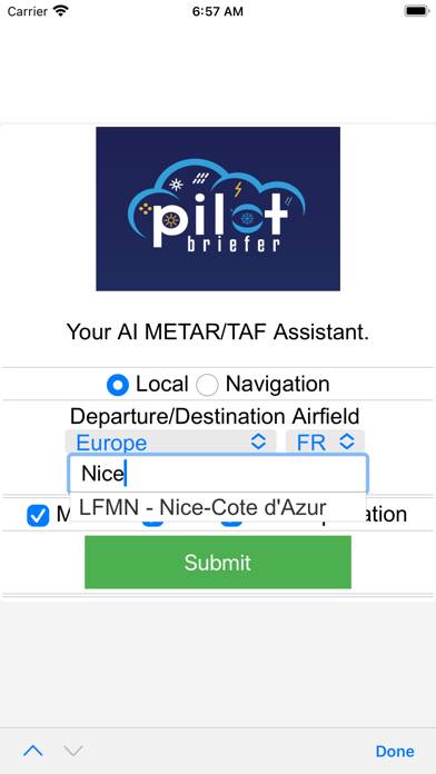 Pilot-Briefer App screenshot #2