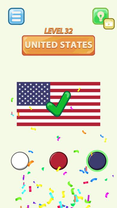 Flag Coloring Puzzle App screenshot #1