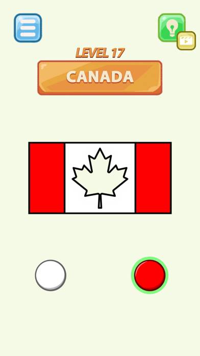 Flag Coloring Puzzle App screenshot #2