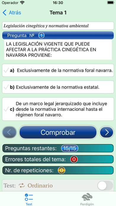 Test Caza Navarra Captura de pantalla de la aplicación #2