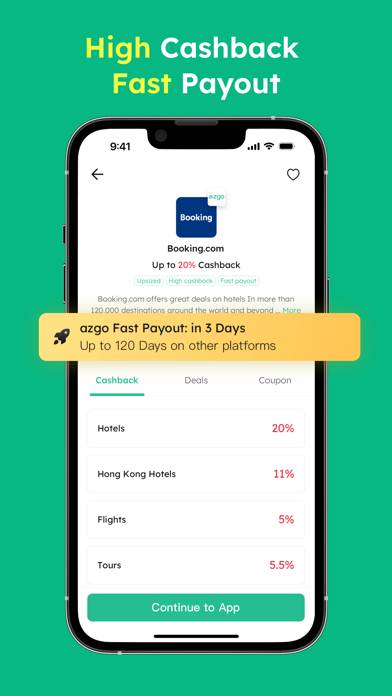 Azgo: Travel Cashback App screenshot #3