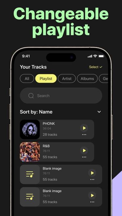The offline music player Captura de pantalla de la aplicación #4