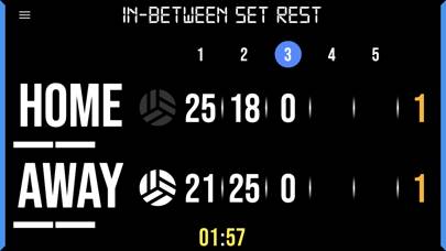 BT Volleyball Scoreboard Captura de pantalla de la aplicación #3