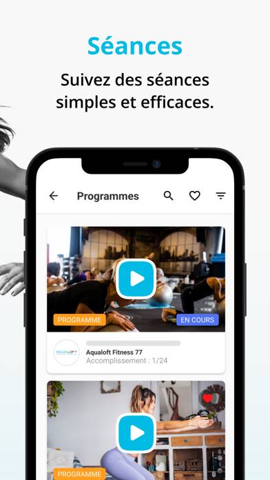 Aqualoft Fitness 77 Capture d'écran de l'application