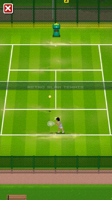 Retro Slam Tennis captura de pantalla del juego