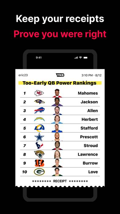 YKB App screenshot