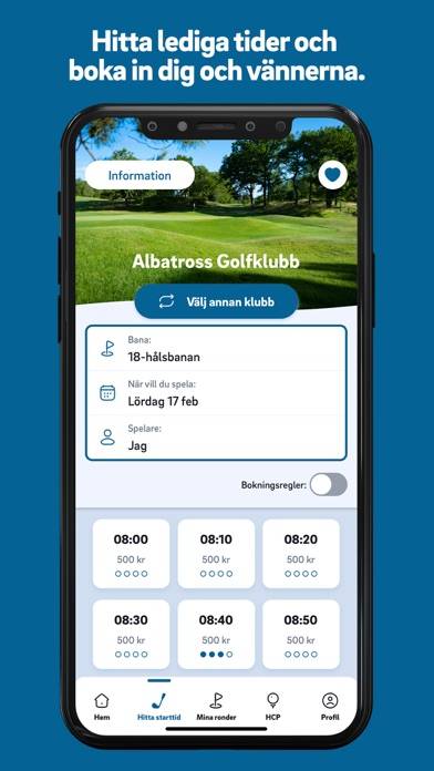 Min Golf App skärmdump #3