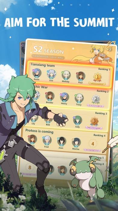 Fantamon: Idle RPG game screenshot