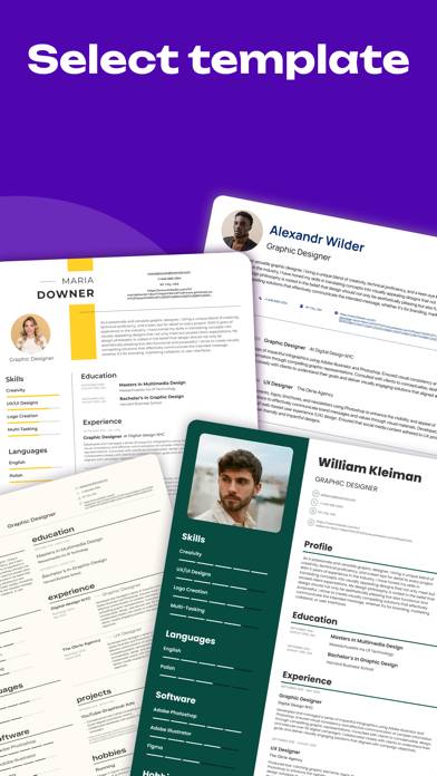 Resume Creator: CV Builder App App screenshot