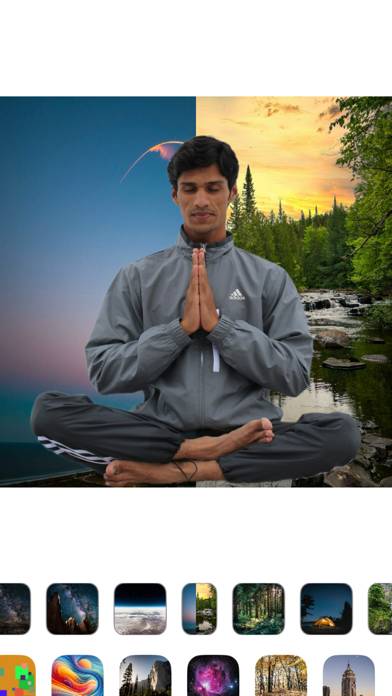 SceneSwap: Byt bakgrund App skärmdump