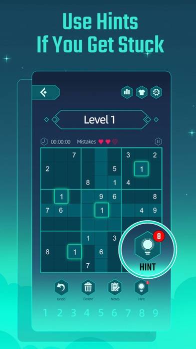 Starry Luna Sudoku App screenshot #2