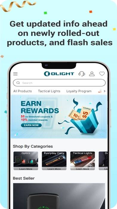 Olight App screenshot