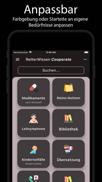 RetterWissen Notfallmedizin App-Screenshot #2