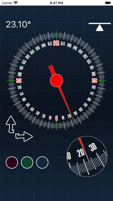 Inclinometer Capture d'écran de l'application