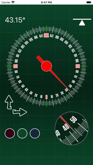 Inclinometer Capture d'écran de l'application