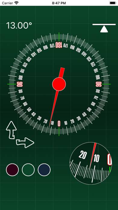 Inclinometer Capture d'écran de l'application