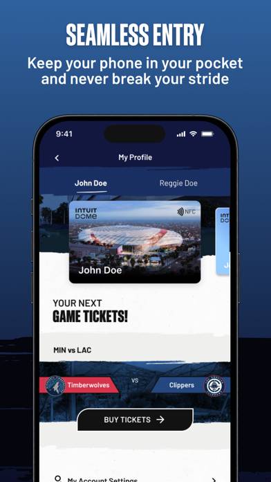 LA Clippers plus Intuit Dome App screenshot