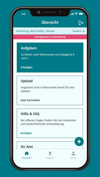 BAföG Digital App-Screenshot