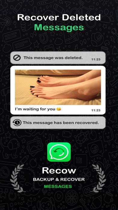 Recow: Recover Deleted Message Schermata dell'app #1