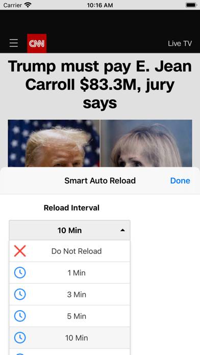 Smart Auto Reload for Safari screenshot