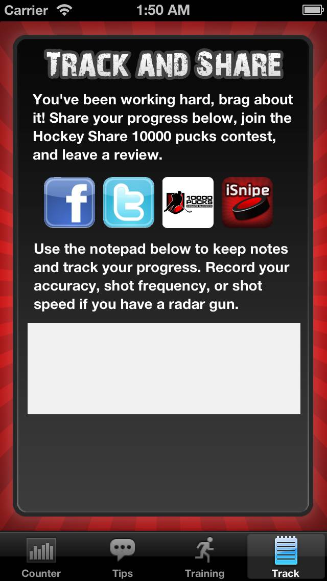 ISnipe Hockey Trainer App-Screenshot #5