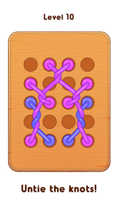 Woody Untangle Rope 3D Puzzle Скриншот приложения #1