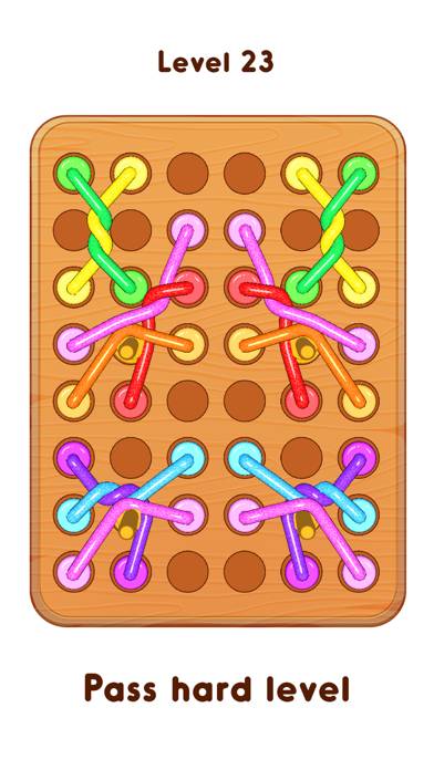 Woody Untangle Rope 3D Puzzle Скриншот приложения #3