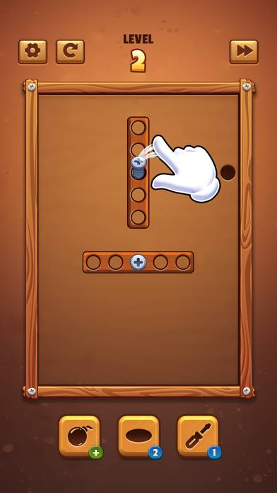 Screw Nuts: Bolts & Pin Puzzle Captura de pantalla de la aplicación #1