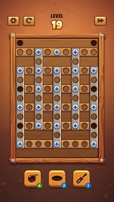 Screw Nuts: Bolts & Pin Puzzle Captura de pantalla de la aplicación #2