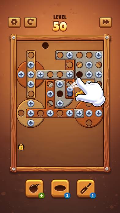 Screw Nuts: Bolts & Pin Puzzle Schermata dell'app #4