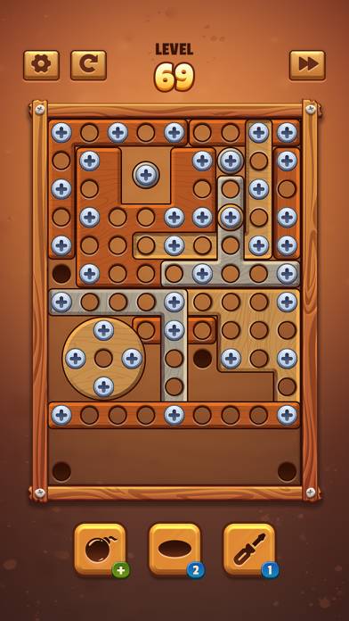 Screw Nuts: Bolts & Pin Puzzle Captura de pantalla de la aplicación #5