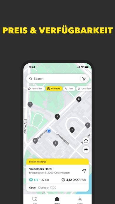 CONNECT Charge App-Screenshot
