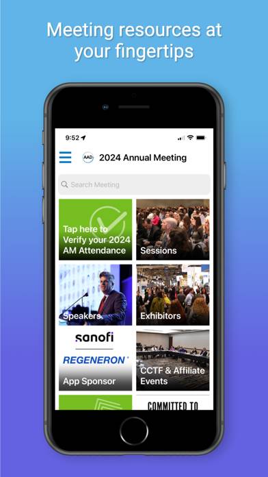 AAD 2024 Annual Meeting Captura de pantalla de la aplicación #1