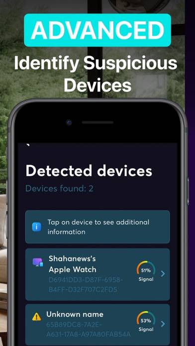 Hidden Camera SpyDetector App screenshot