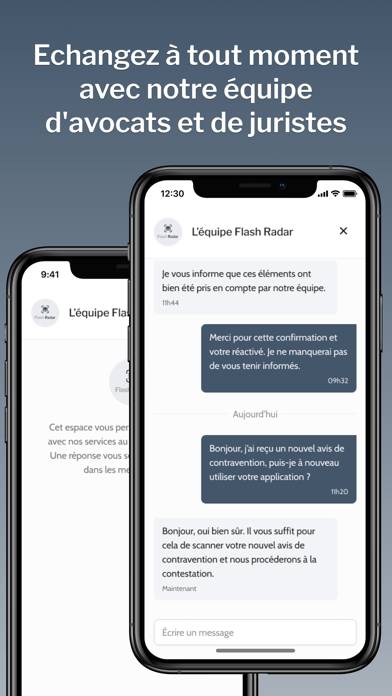 Flash Radar Capture d'écran de l'application