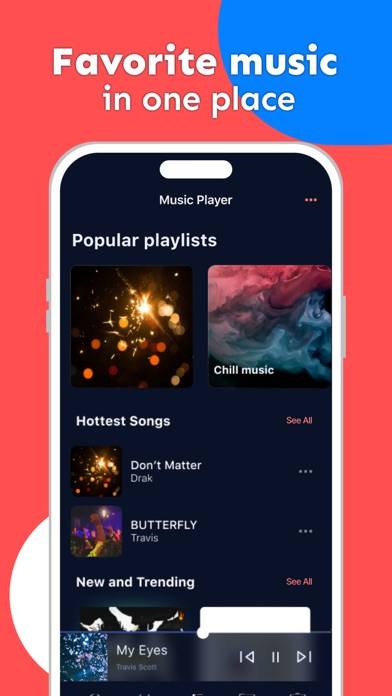 Music Player Schermata dell'app #2