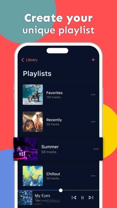 Music Player Capture d'écran de l'application #4