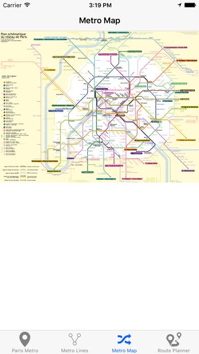 Paris Metro & Subway Скриншот приложения #4