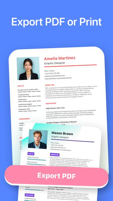 Resume & CV Builder: Templates App screenshot #3