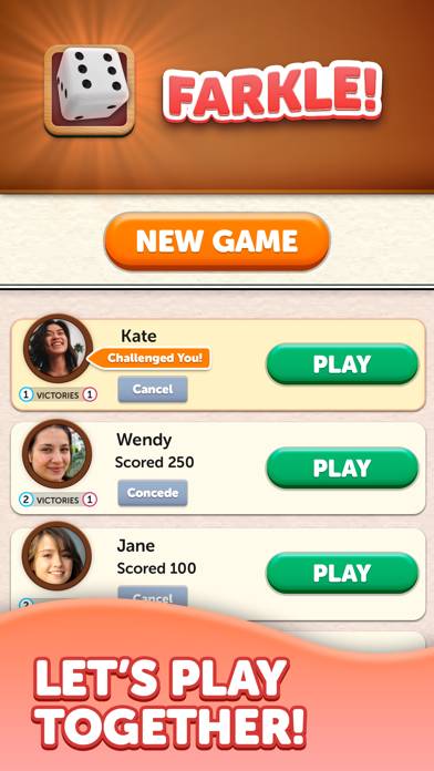 Farkle Dice Roll game screenshot