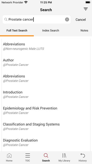 EAU-Guidelines Schermata dell'app #3