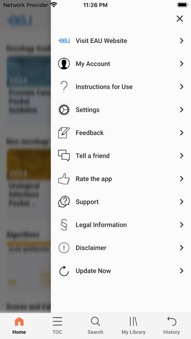 EAU-Guidelines Schermata dell'app #5