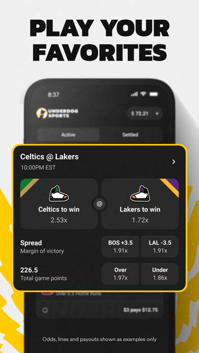 Underdog Sports App screenshot #3