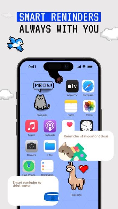 Pixel Pets : Widget & Activity Uygulama ekran görüntüsü #5
